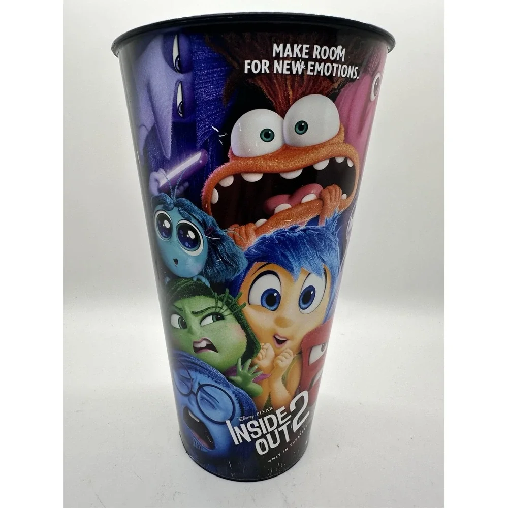 Inside Out 2‎ Large Movie Theater Drink Cup Disney Pixar Collectible
